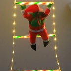 KerstLuxe Babbo Natale Scala LED Illuminazione d'Atmosfera – 1M / 3M Luce a Stringa USB