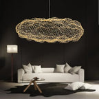 Lampada a sospensione Nuvola in Rete di Ferro Design Danese
