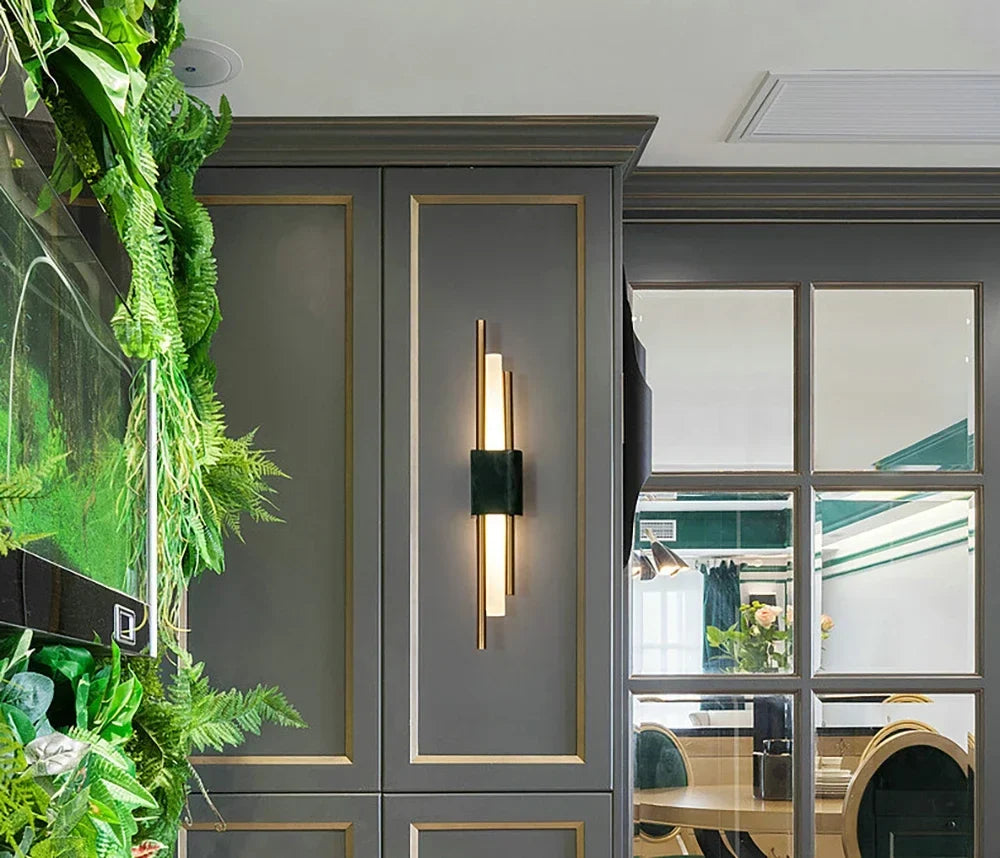 Lampada da Parete LED in Marmo Moderno Luxe