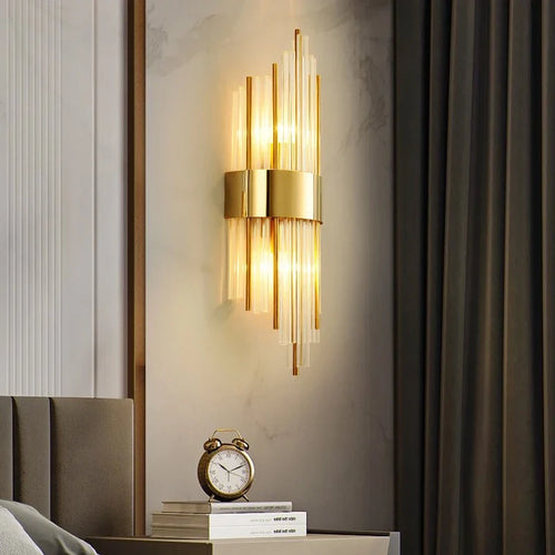 AuriLux Nordic Lampada da Parete in Cristallo