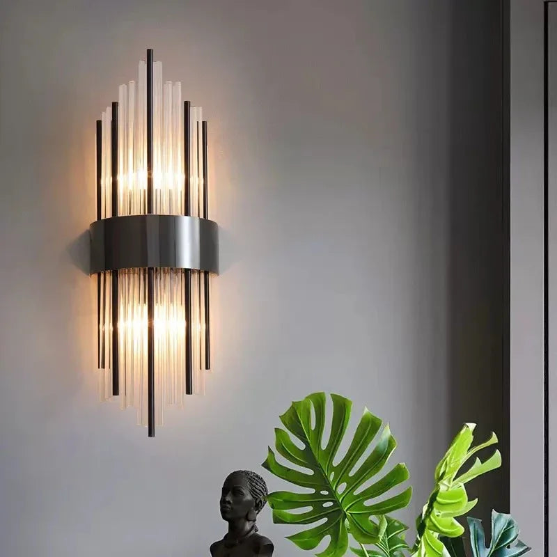 AuriLux Nordic Lampada da Parete in Cristallo