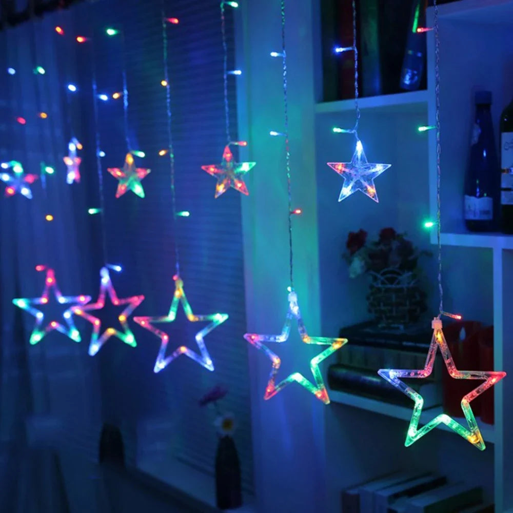 StellaGlow 3.5M LED Luce a Catena di Cristallo di Ghiaccio