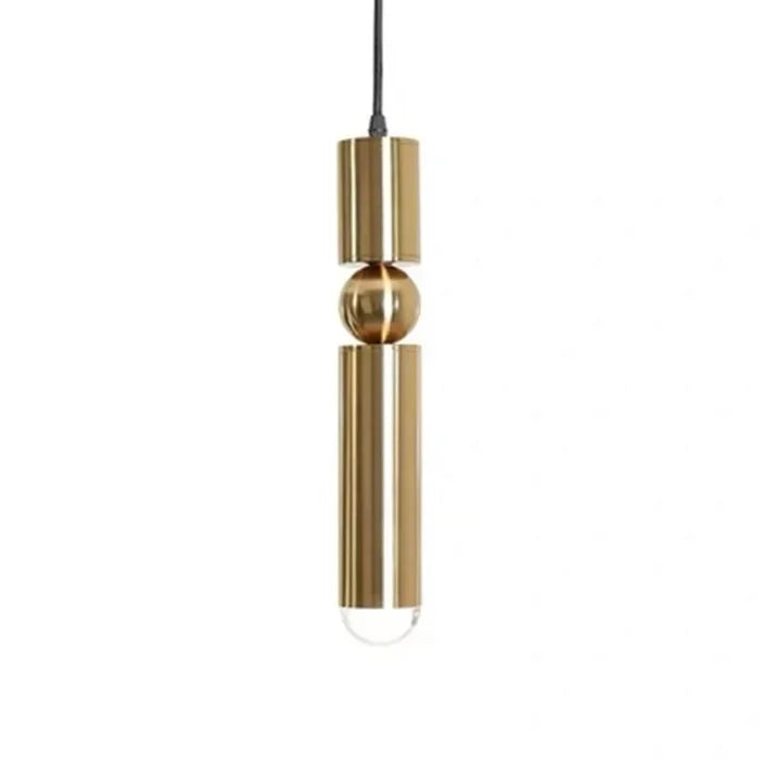 Lampada a Sospensione Oro Luxe – Elegante Lampada da Soffitto LED Minimalista