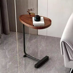 Nirethia - Tavolino Mobile a Forma di C Ideale per Divano o Letto