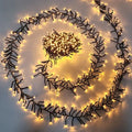 Luci di Natale LED 10 Metri – 1000 Lampadine Bianche Calde per Interni ed Esterni