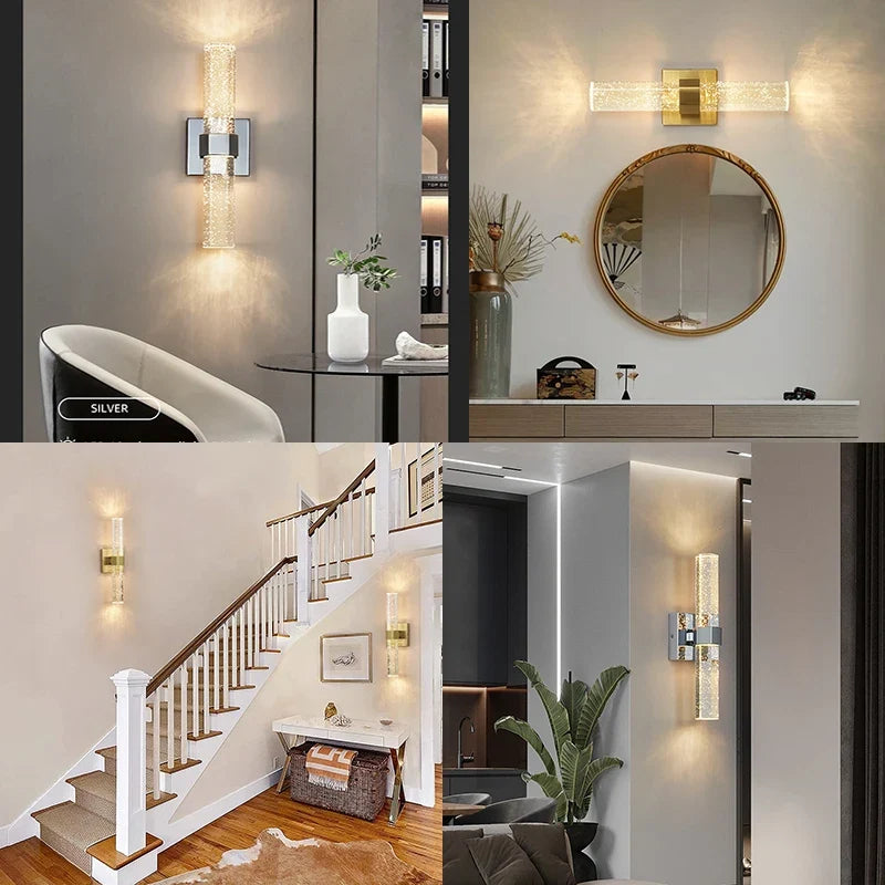 AuroraLux Bubble Wandlamp – Luxe Oro LED