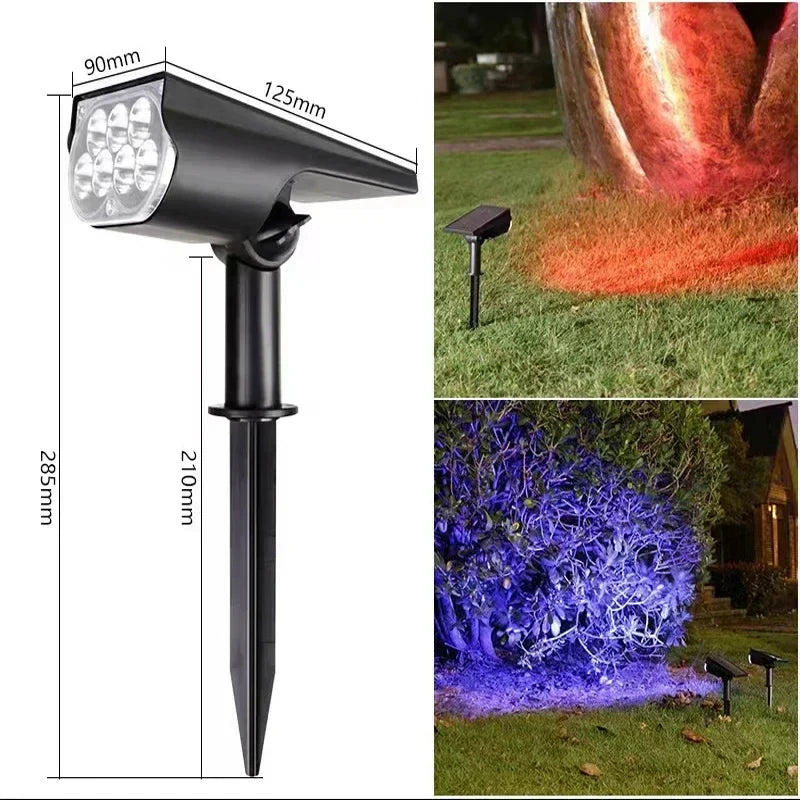 SOLARFORCE 7LED Faro Solare Regolabile