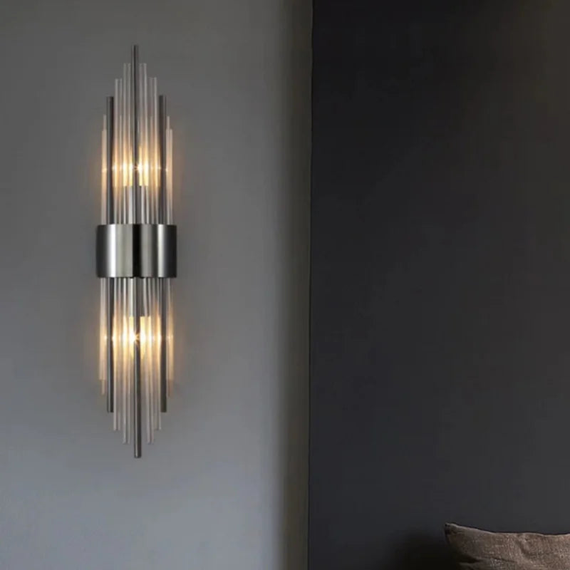 AuriLux Nordic Lampada da Parete in Cristallo