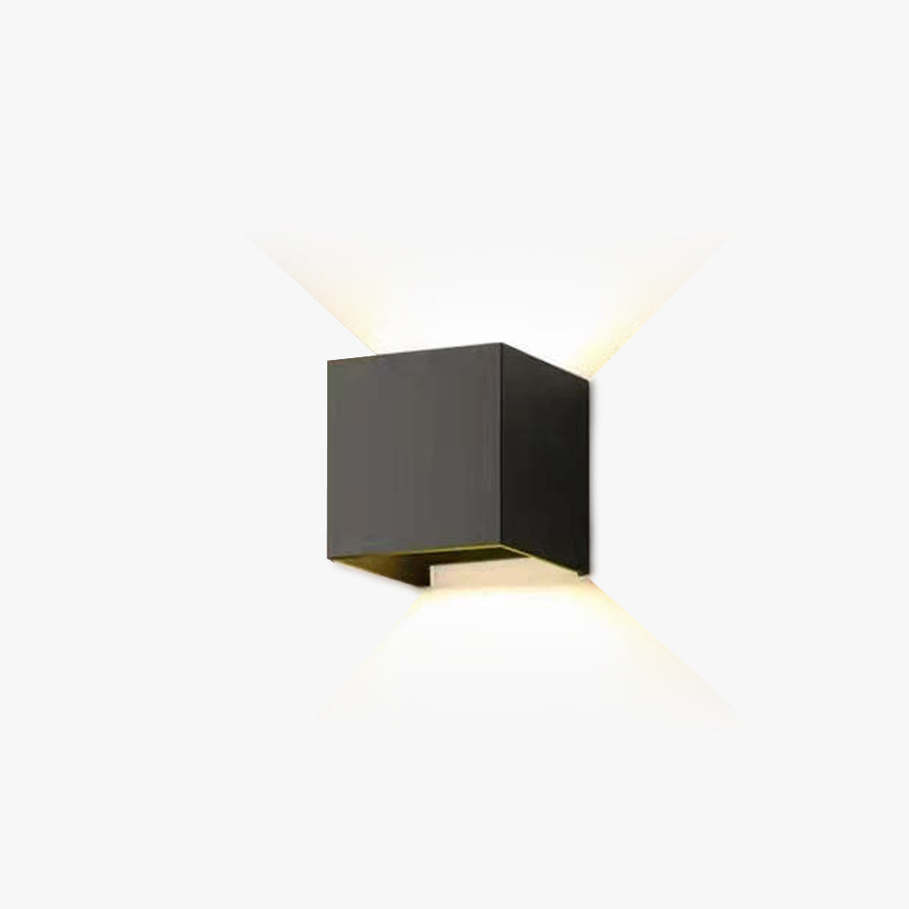 Lampada da Parete Esterna Quadrata Moderna Regolabile LED Nexu