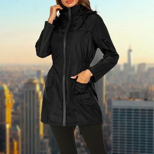 Giacca Impermeabile da Donna – Giacca Elegante e Impermeabile per Tempo Piovoso
