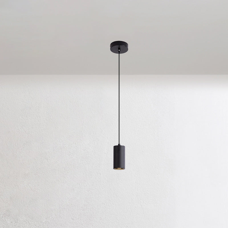 Lampada a sospensione mini in ferro con colonna minimalista moderna a 1 luce per soggiorno