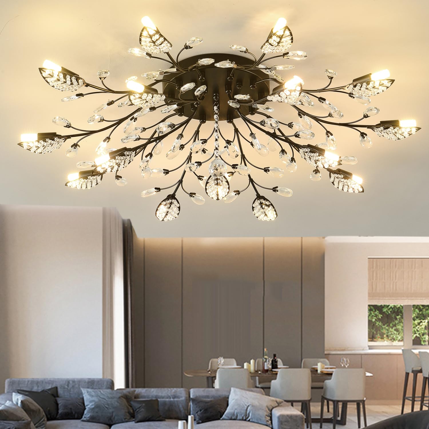 Lampadario in Cristallo Moderno Nordico