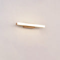 Lampada da parete LED a striscia lunga in legno minimalista nordico