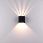 Lampada da Parete LED Moderna Quadrata in Alluminio Impermeabile da Esterno
