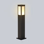 Lampada da Giardino Moderna a Colonna Quadrata Impermeabile per Esterni