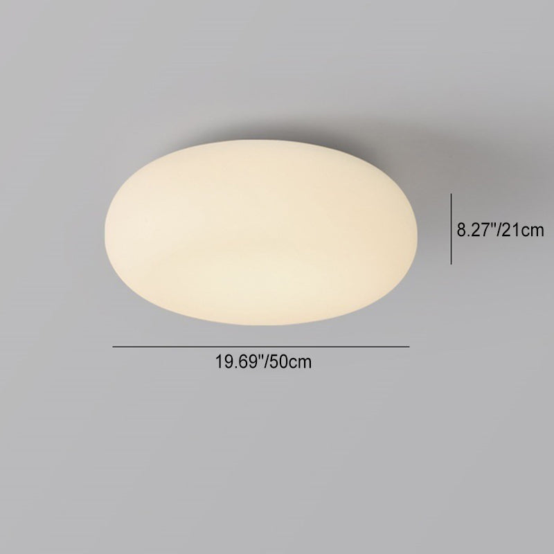 Lampada da Soffitto a Incasso Moderna Minimalista Ovali in Ferro PE LED per Camera da Letto