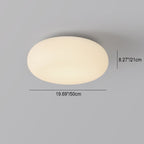 Lampada da Soffitto a Incasso Moderna Minimalista Ovali in Ferro PE LED per Camera da Letto