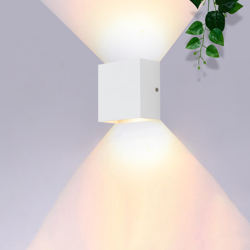 Applique da Parete LED in Alluminio Moderno Minimalista Quadrato