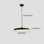 Lampada a Sospensione LED in Metallo Nordic Macaron Flying Saucer