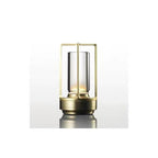 Lampada da Tavolo Notturna Ricaricabile USB in Alluminio Acrilico Vintage Nordico