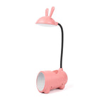 Lampada da Scrivania LED Touch USB a Forma di Coniglio Creativo