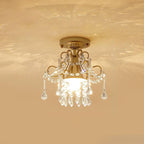 Moderna Semplice Luce da Soffitto a Semi-Filo a Forma di Fiore 1/3-Luce