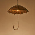 Lampadari a Ombrello in Ferro Industriale Contemporaneo da 5 Luci per Soggiorno