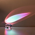 Lampada da Tavolo LED a Proiezione Creativa con Occhio d'Angelo in Cristallo
