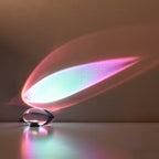 Lampada da Tavolo LED a Proiezione Creativa con Occhio d'Angelo in Cristallo