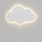 Lampada da Parete LED per Bambini a Forma di Nuvola Sorridente Creativa Contemporanea in Ferro e Acrilico per Camera da Letto
