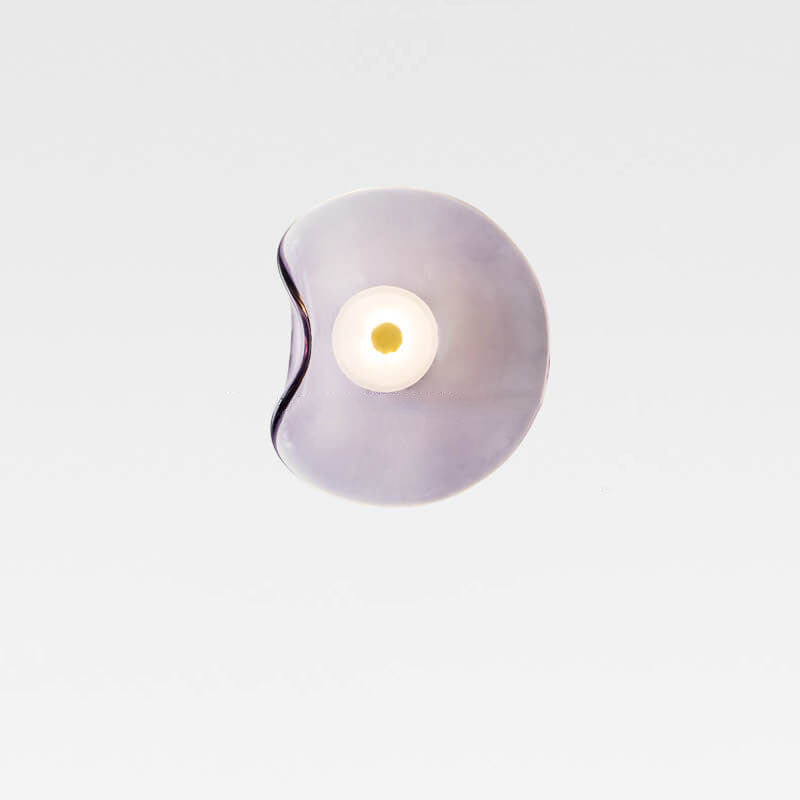Lampada da Parete LED Rotonda in Vetro Minimalista Moderna Nordic