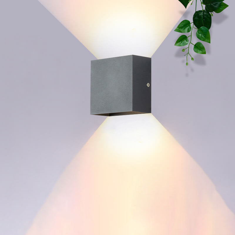 Applique da Parete LED in Alluminio Moderno Minimalista Quadrato