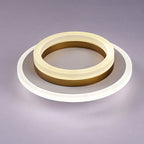 Lampada da soffitto LED a incasso quadrata circolare in acrilico semplice nordico