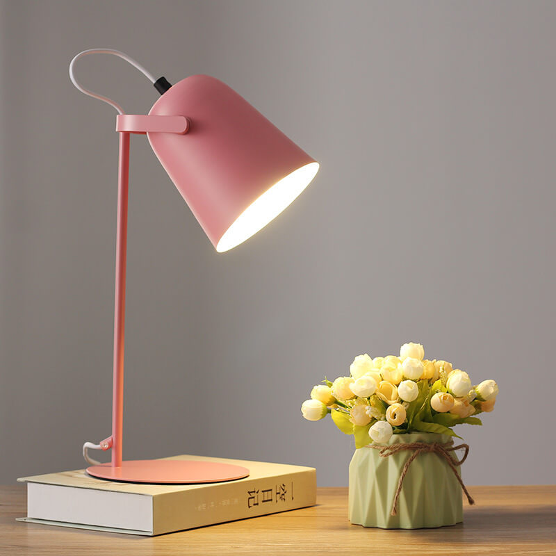 Lampada da Tavolo 1 Luce Design Secchiello Creativo Colorato Nordic