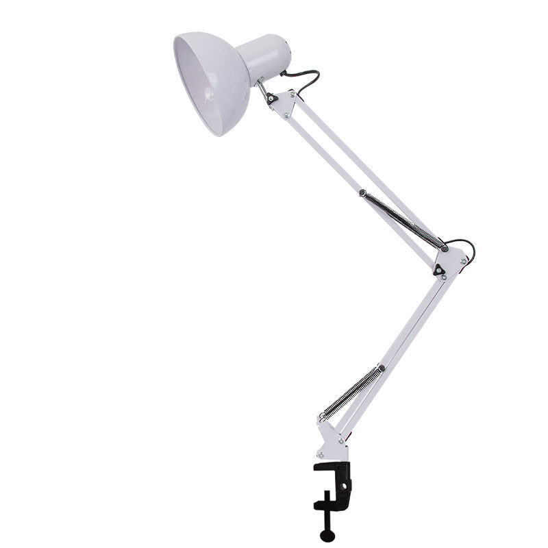 Lampada da Tavolo Retrattile a Braccio Lungo in Stile Moderno Minimalista in ABS con 1 Luce per Camera da Letto