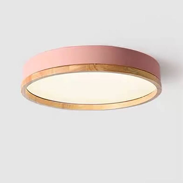 Semplice Lampada da Soffitto LED Acrilico Rotonda