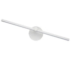 Lampada da parete a LED con specchio in alluminio lungo, stile minimalista nordico