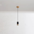 Lampada a sospensione mini in ferro con colonna minimalista moderna a 1 luce per soggiorno