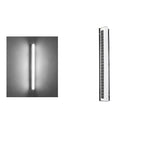 Moderna Lampada da Parete da Giardino Esterna a LED Solare Impermeabile in Acrilico
