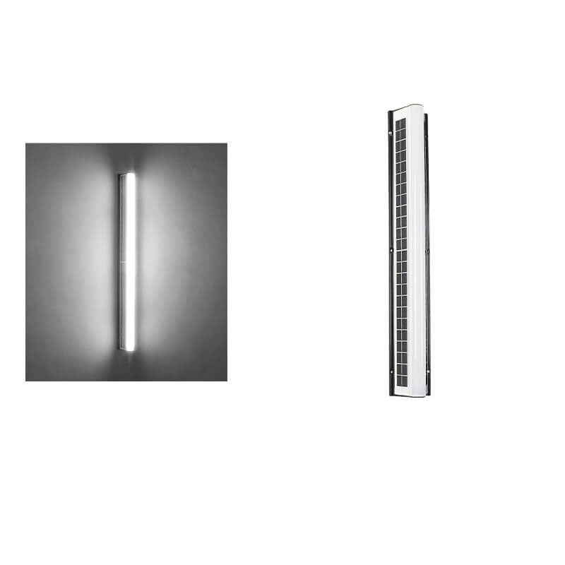 Moderna Lampada da Parete da Giardino Esterna a LED Solare Impermeabile in Acrilico