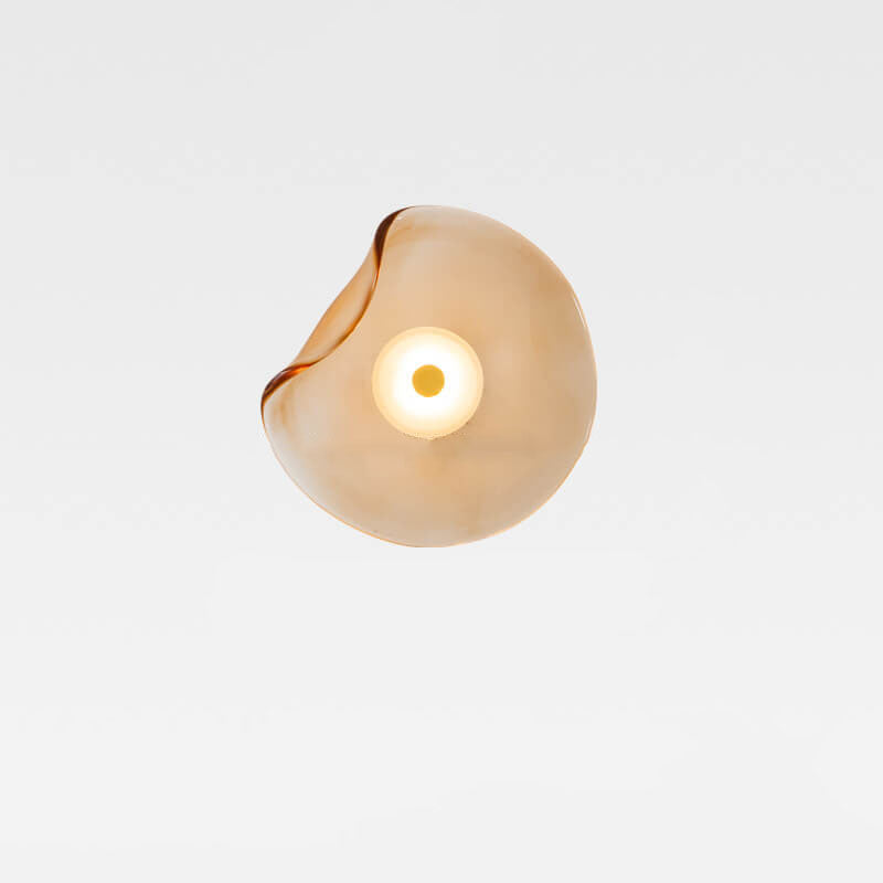Lampada da Parete LED Rotonda in Vetro Minimalista Moderna Nordic