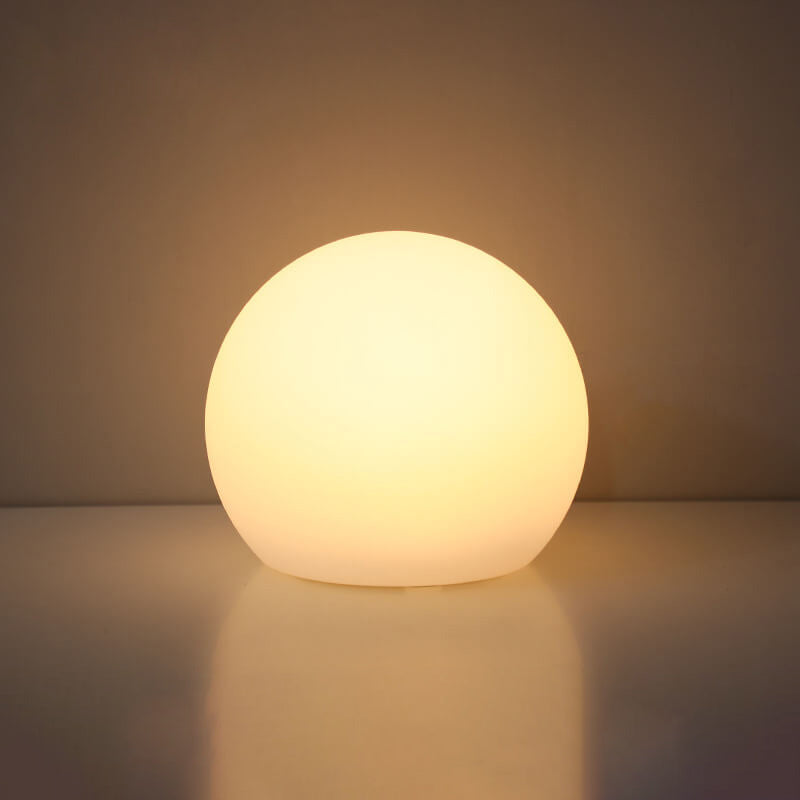 Lampada da tavolo decorativa a luce notturna con telecomando in geometria creativa PE