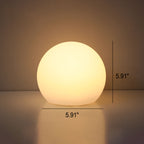 Lampada da tavolo decorativa a luce notturna con telecomando in geometria creativa PE