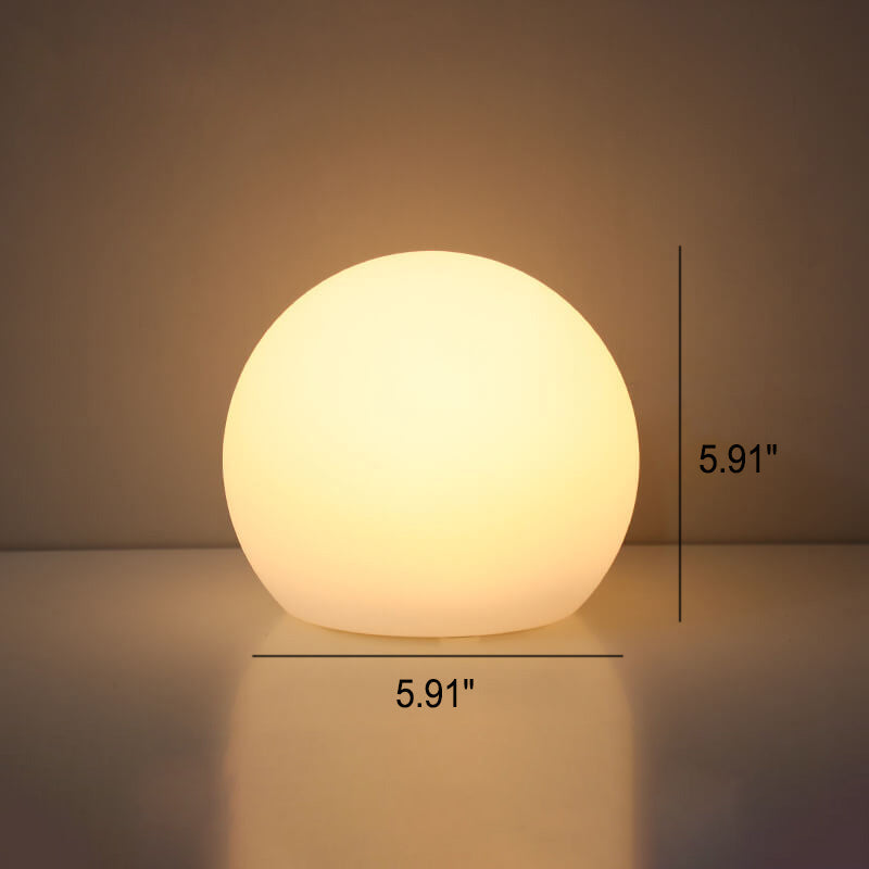 Lampada da tavolo decorativa a luce notturna con telecomando in geometria creativa PE