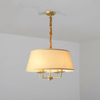 Lampadario Vintage Classico in Ferro Europeo a 4 Luci