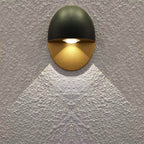 Lampada da Parete LED Impermeabile in Alluminio a Forma Ovale Minimalista Moderna per Esterni