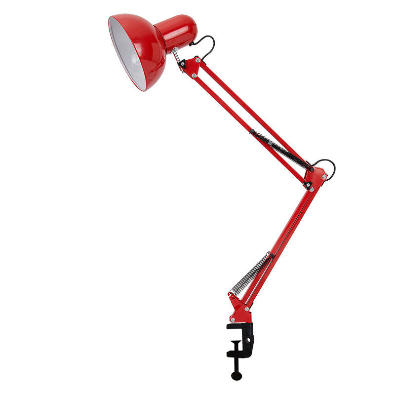Lampada da Tavolo Retrattile a Braccio Lungo in Stile Moderno Minimalista in ABS con 1 Luce per Camera da Letto