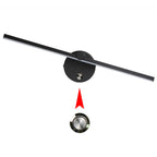 Lampada da parete a LED con specchio in alluminio lungo, stile minimalista nordico