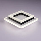 Lampada da soffitto LED a incasso quadrata circolare in acrilico semplice nordico