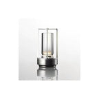Lampada da Tavolo Notturna Ricaricabile USB in Alluminio Acrilico Vintage Nordico